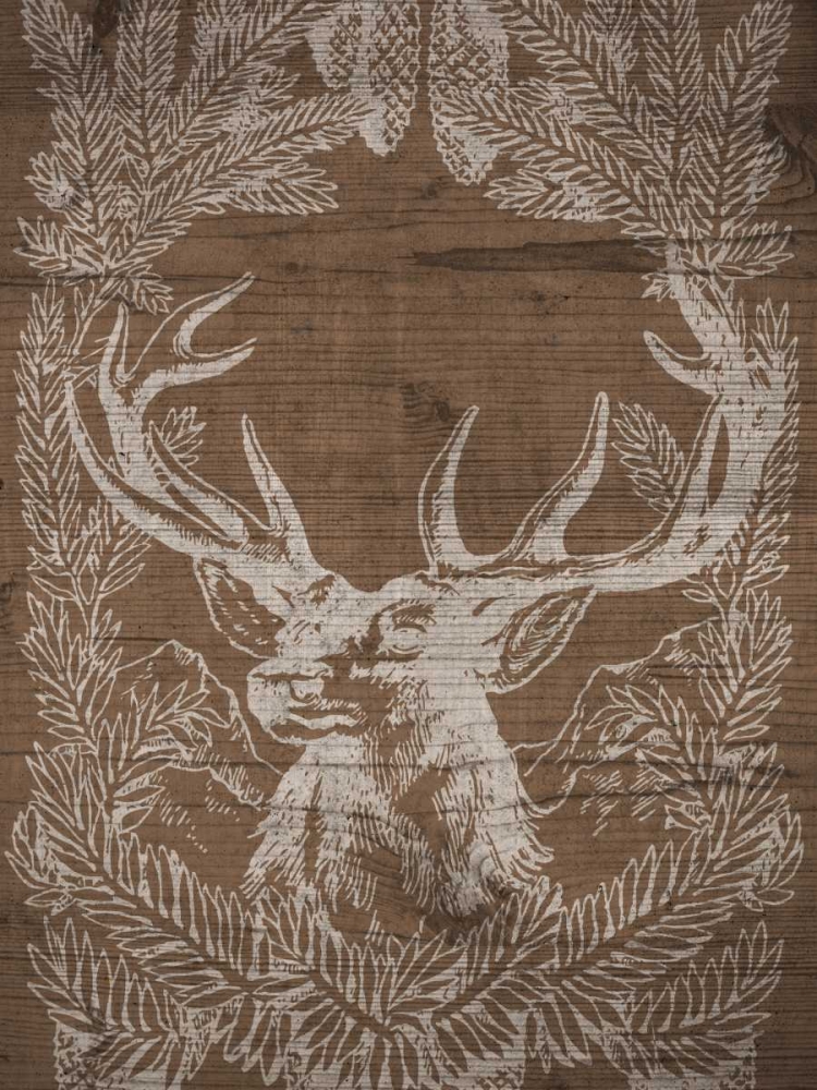 Holiday Deer art print by SD Graphics Studio for $57.95 CAD