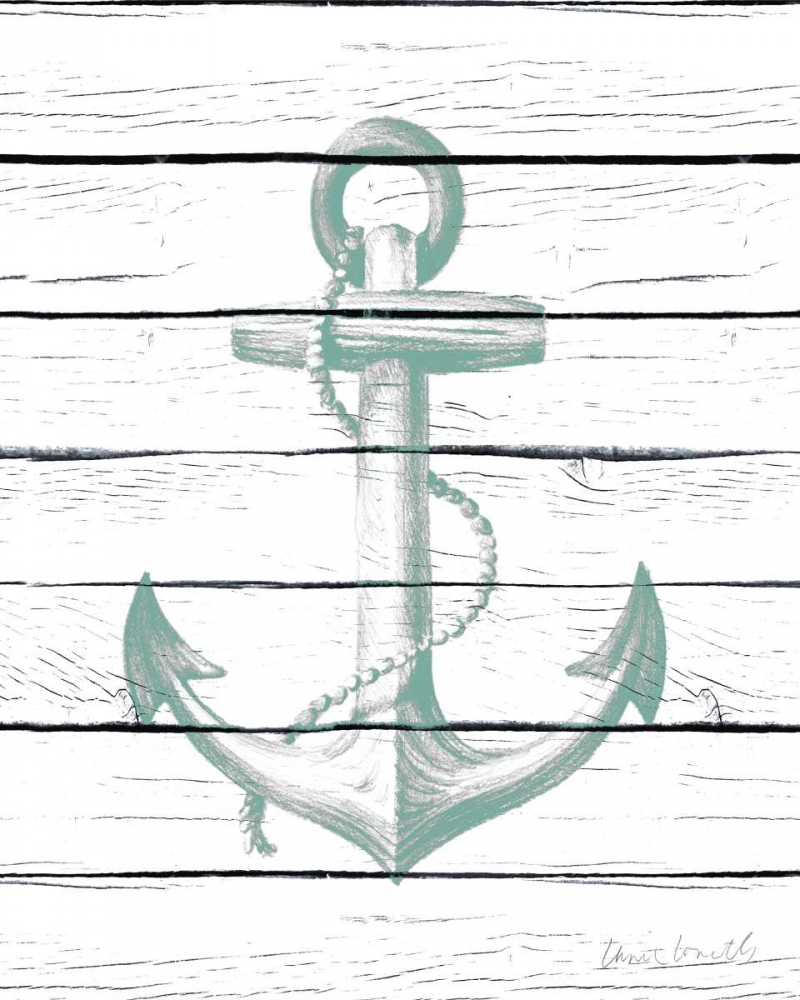Anchor on Wood art print by Lanie Loreth for $57.95 CAD