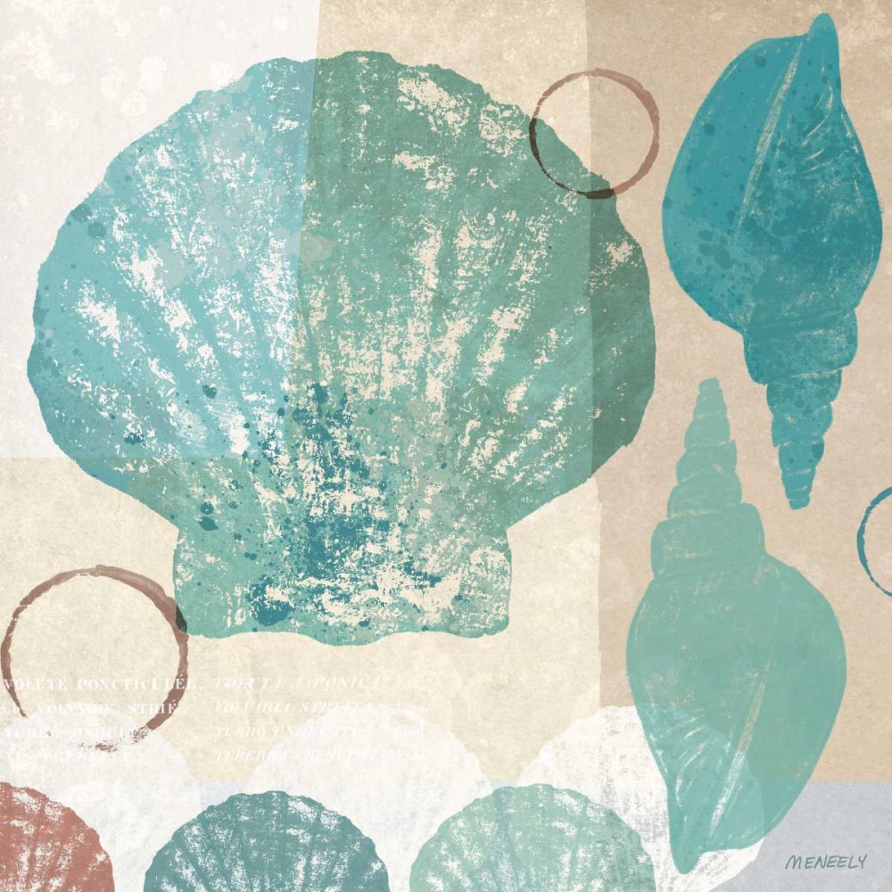 Shell Collage I art print by Dan Meneely for $57.95 CAD