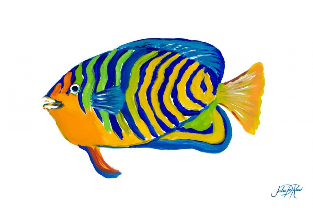 Fishy IV art print by Julie DeRice for $57.95 CAD