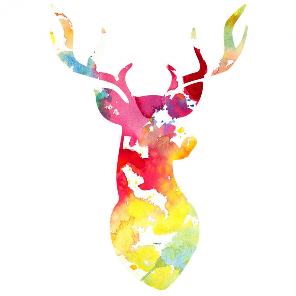 Golden Deer Bust art print by SD Graphics Studio for $57.95 CAD