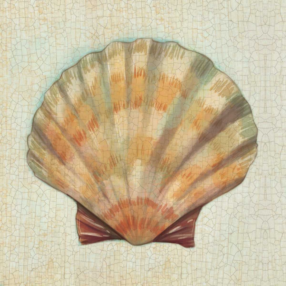 Coastal Treasures I art print by Josefina for $57.95 CAD