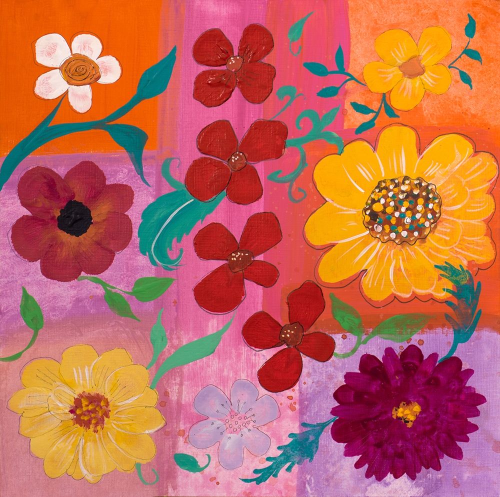 Floral Pattern I art print by Robin Maria for $57.95 CAD
