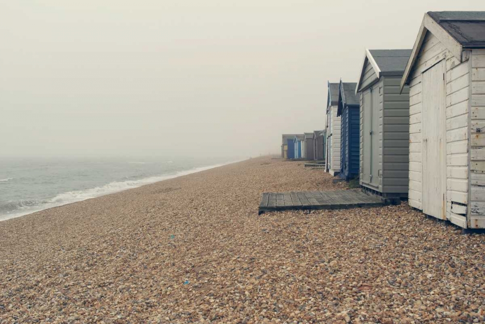 Beach Cabanas art print by Sarah Gardner for $57.95 CAD