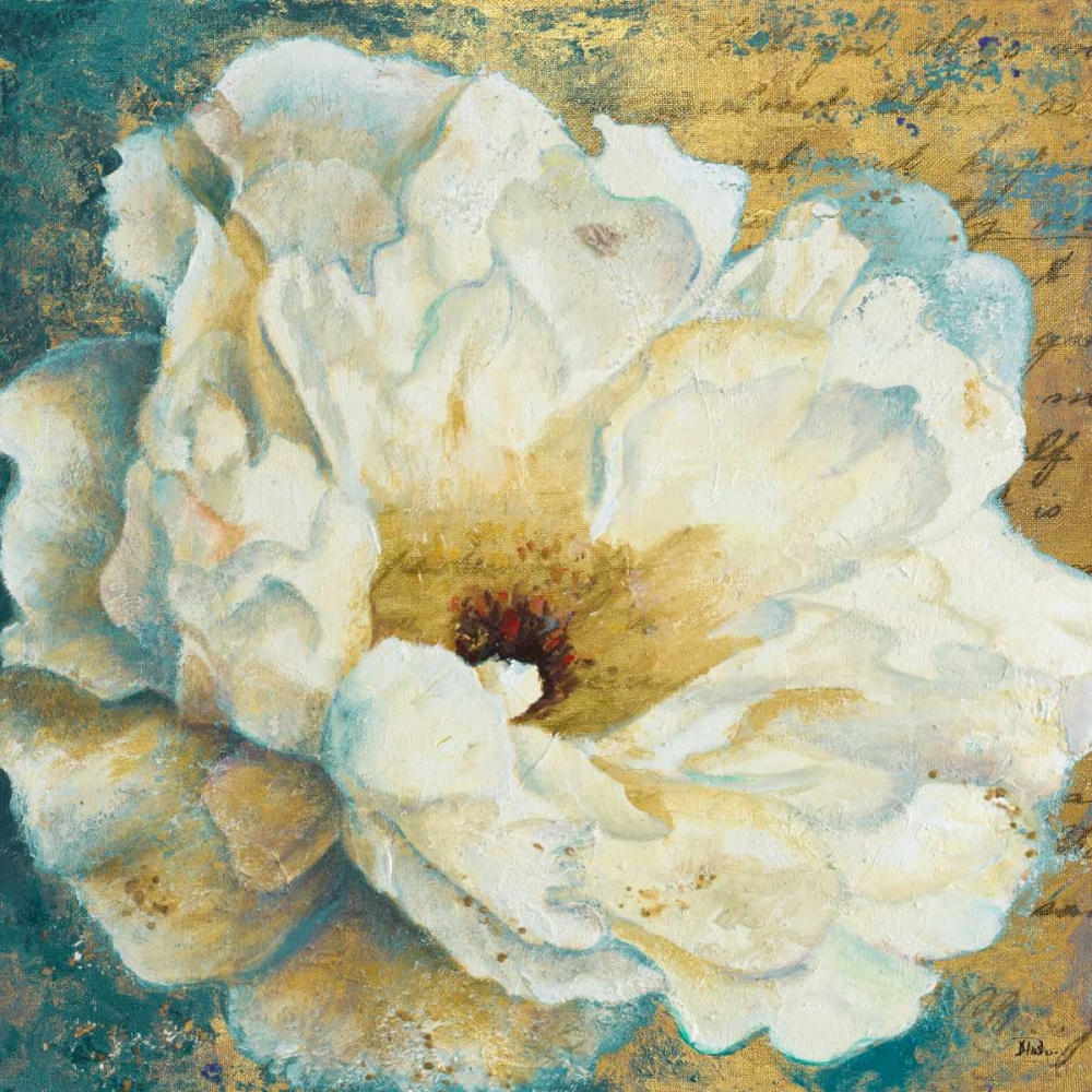 Zuzu Peony Gold I art print by Patricia Pinto for $57.95 CAD