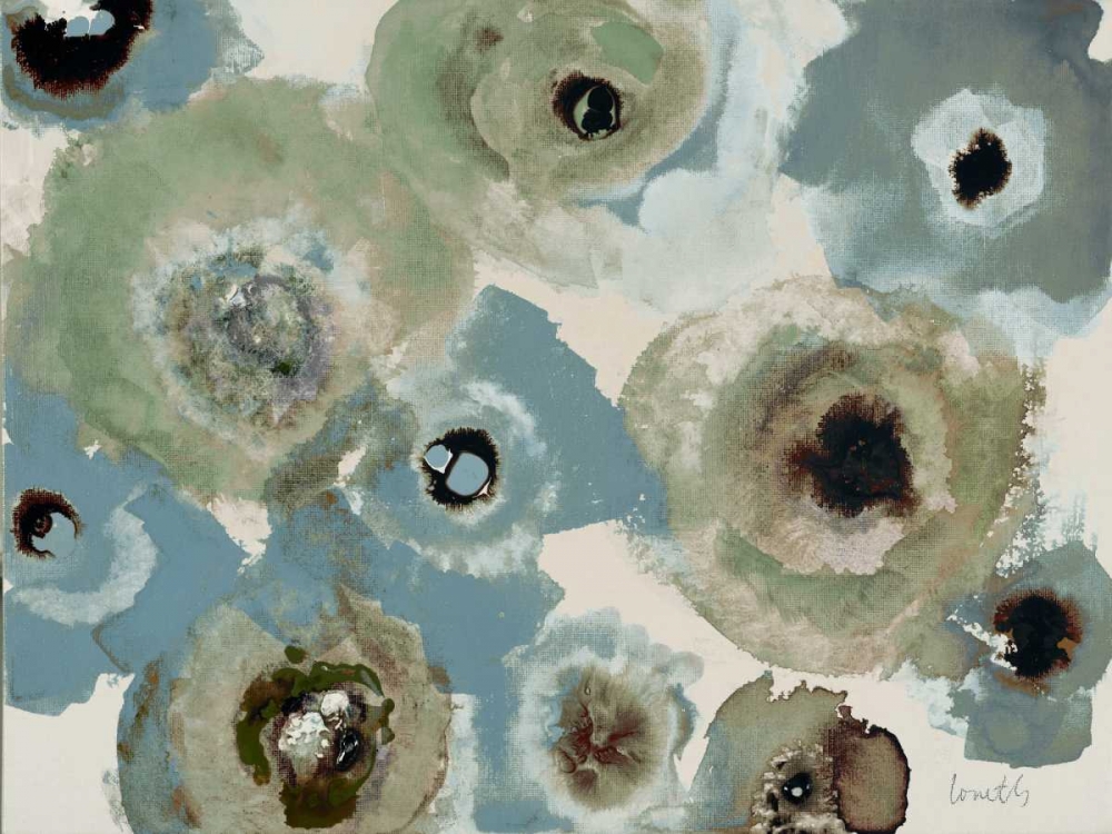 Blue Floral art print by Lanie Loreth for $57.95 CAD