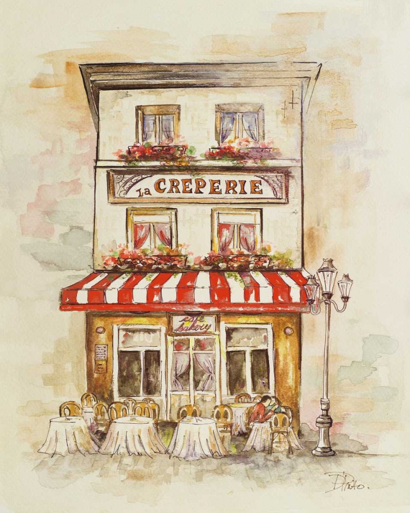Cafe Du Paris II art print by Patricia Pinto for $57.95 CAD