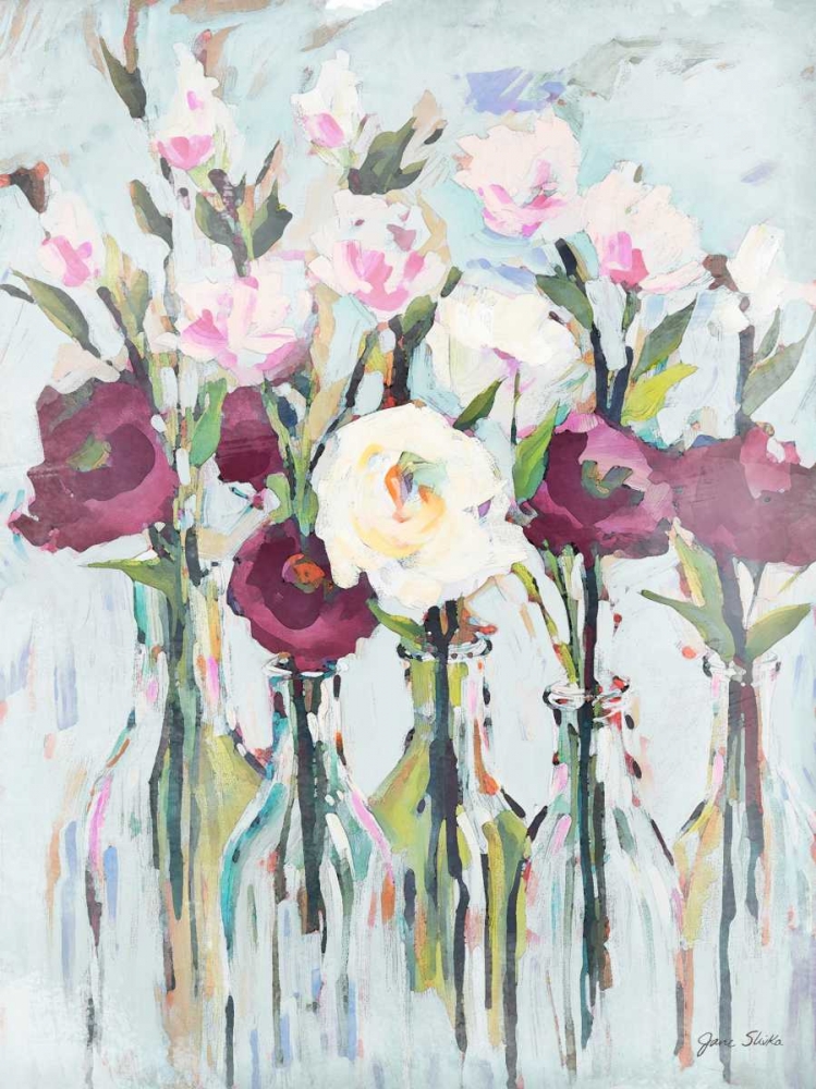 Violet Romantic Blossoms art print by Jane Slivka for $57.95 CAD