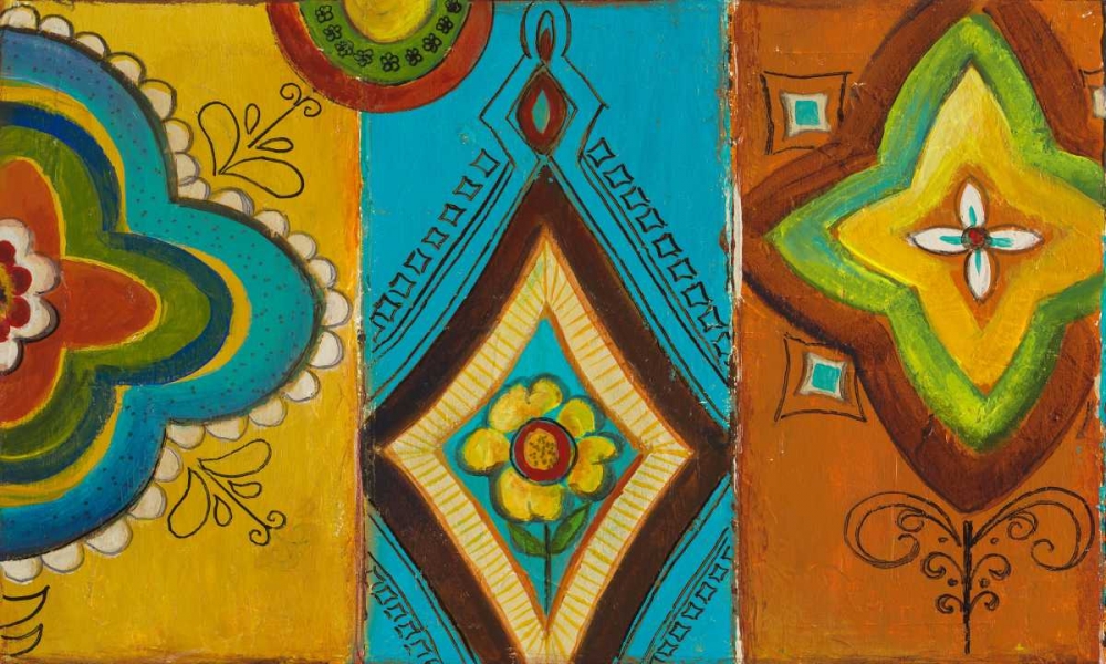 Quatrefoil Trio I art print by Patricia Pinto for $57.95 CAD