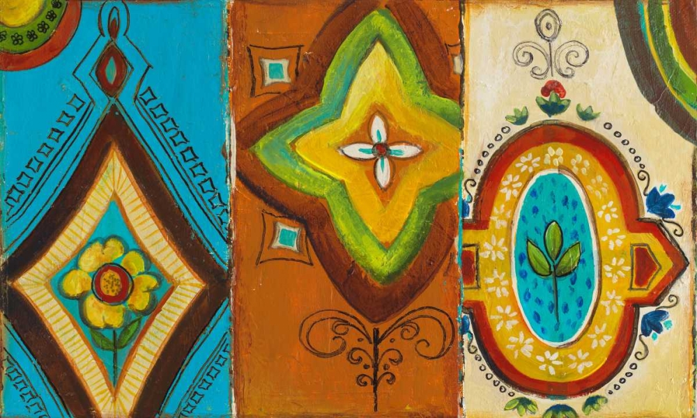 Quatrefoil Trio III art print by Patricia Pinto for $57.95 CAD