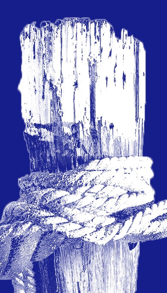 Indigo Pier Panel III art print by Susan Bryant for $57.95 CAD