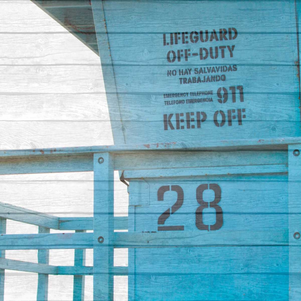 Life Guard Beach Shack art print by Susan Bryant for $57.95 CAD