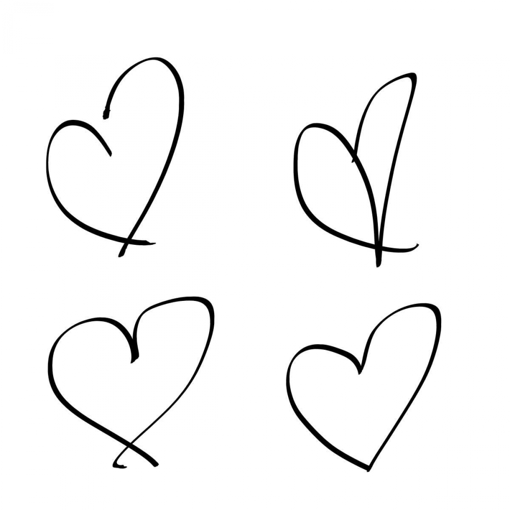 Handmade Hearts II art print by SD Graphics Studio for $57.95 CAD