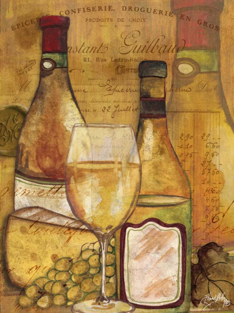 A Good Vintage on Gold II art print by Elizabeth Medley for $57.95 CAD