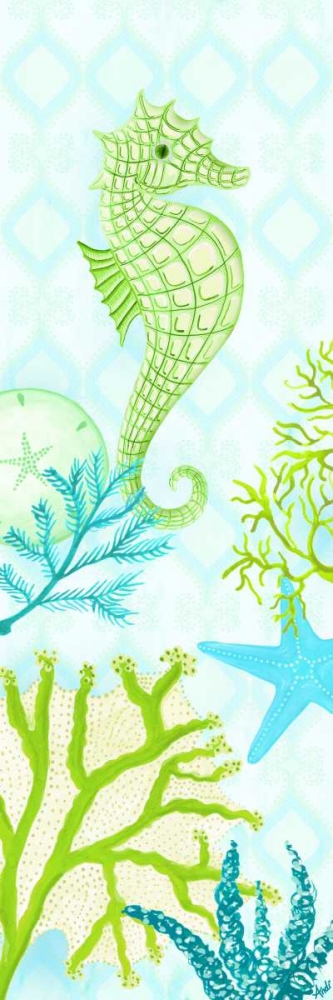Seahorse Reef Panel I art print by Andi Metz for $57.95 CAD