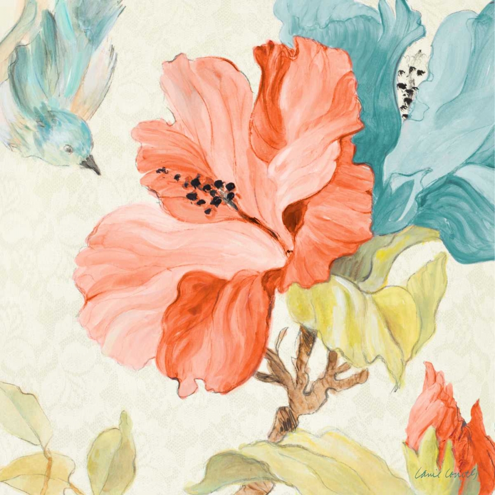 Tropical Grace Square II art print by Lanie Loreth for $57.95 CAD