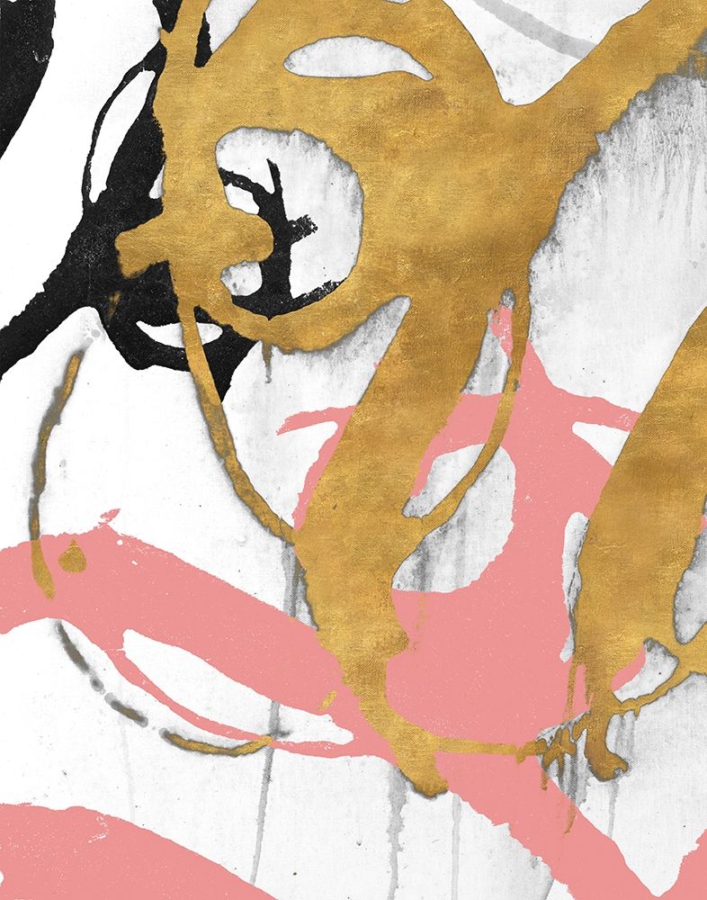 Rose Gold Strokes I art print by Megan Morris for $57.95 CAD