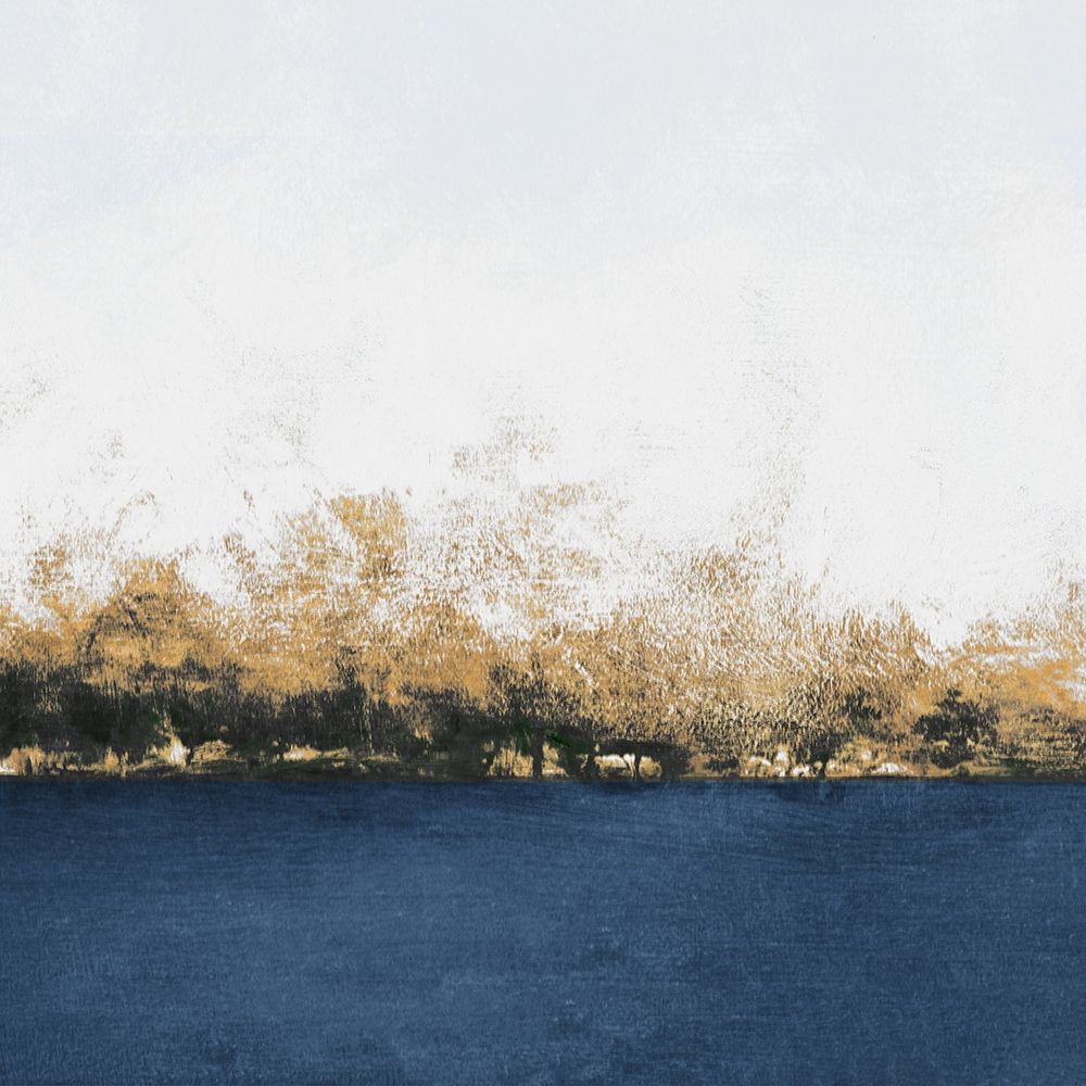 Gold Forest Abstract art print by Walt Johnson for $57.95 CAD