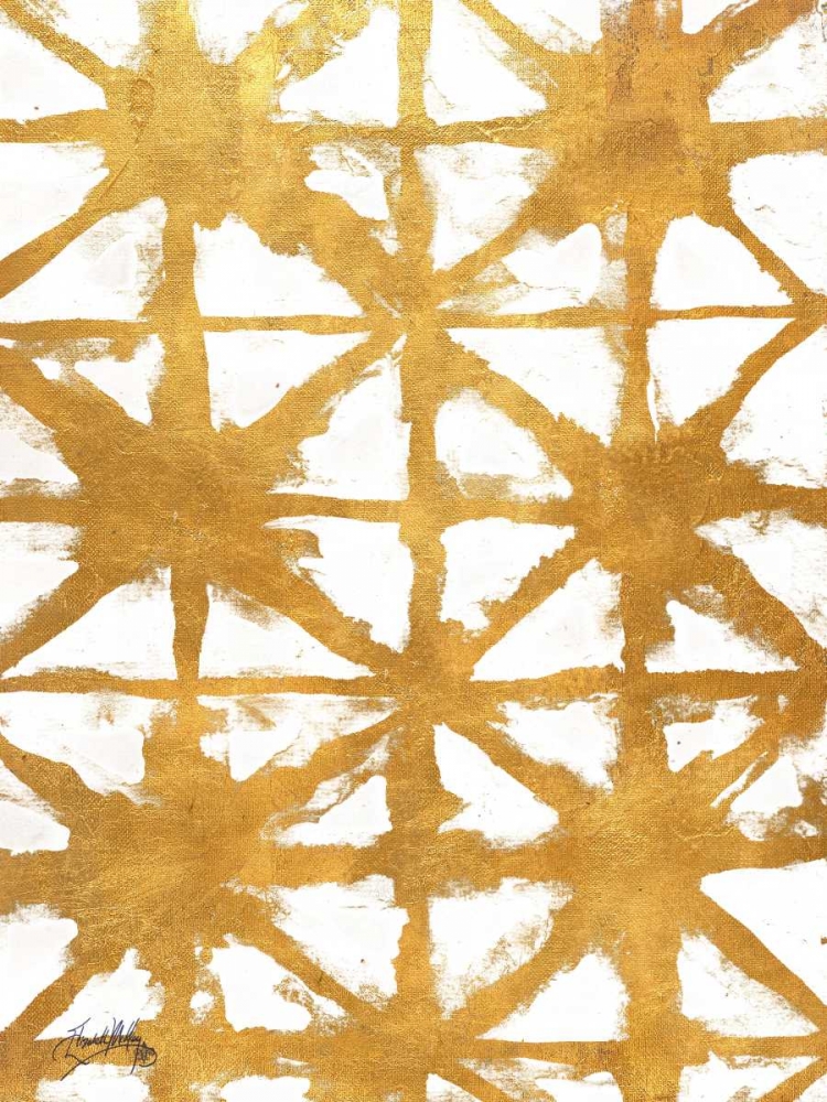 Shibori Gold IV art print by Elizabeth Medley for $57.95 CAD