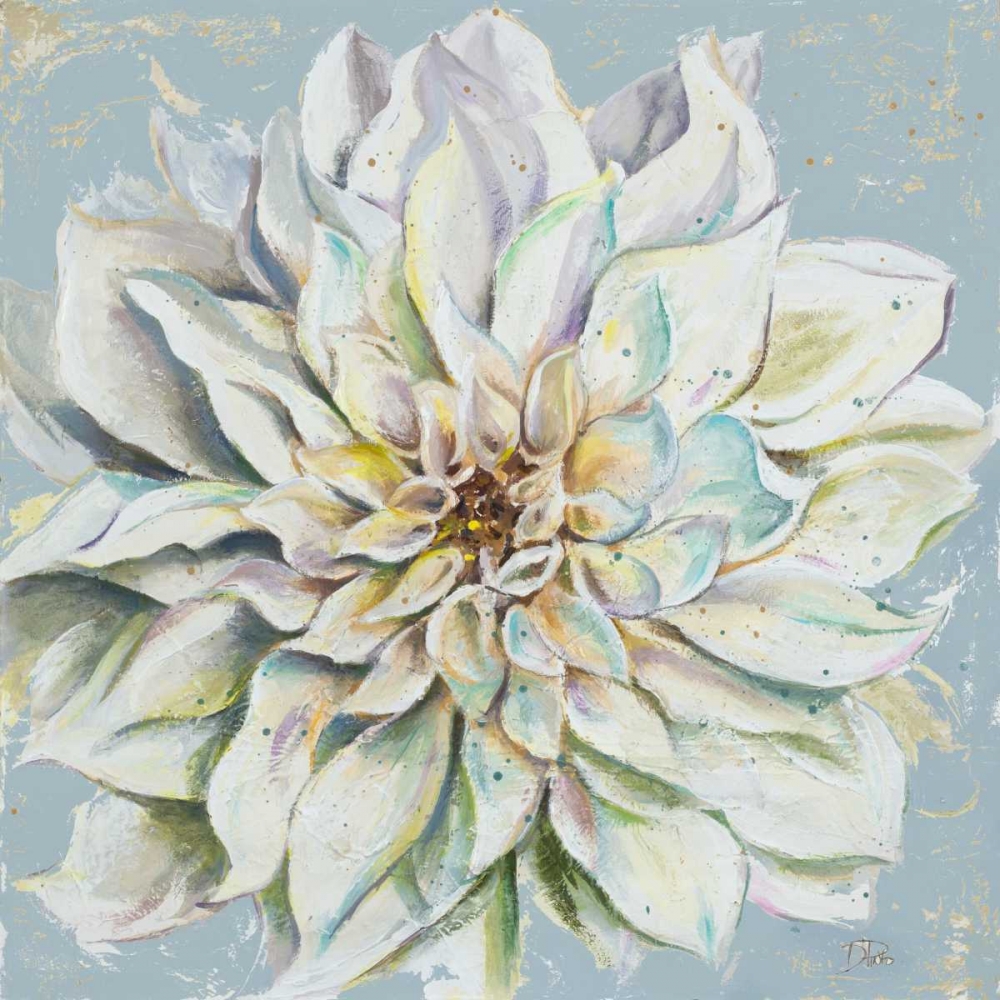 Cool Dahlias II art print by Patricia Pinto for $57.95 CAD