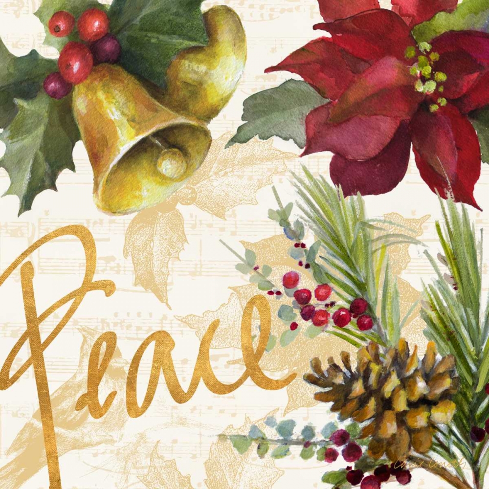 Christmas Poinsettia II art print by Lanie Loreth for $57.95 CAD