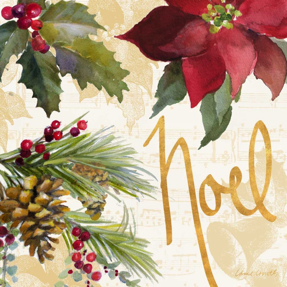 Christmas Poinsettia III art print by Lanie Loreth for $57.95 CAD