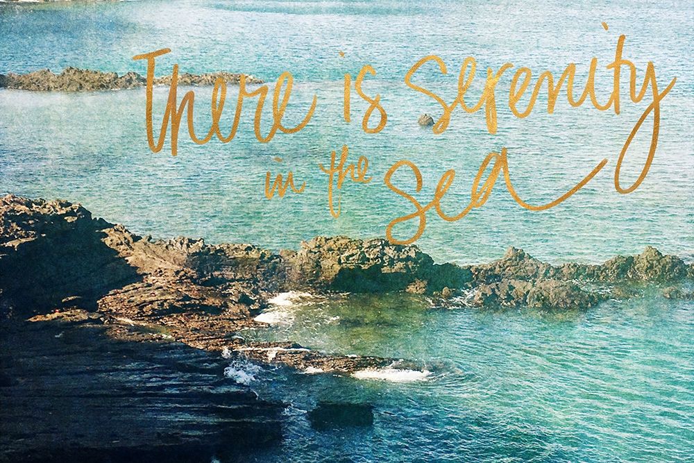 Serenity At The Sea art print by Anna Coppel for $57.95 CAD