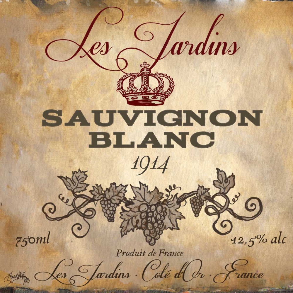 Wine Label VI art print by Elizabeth Medley for $57.95 CAD