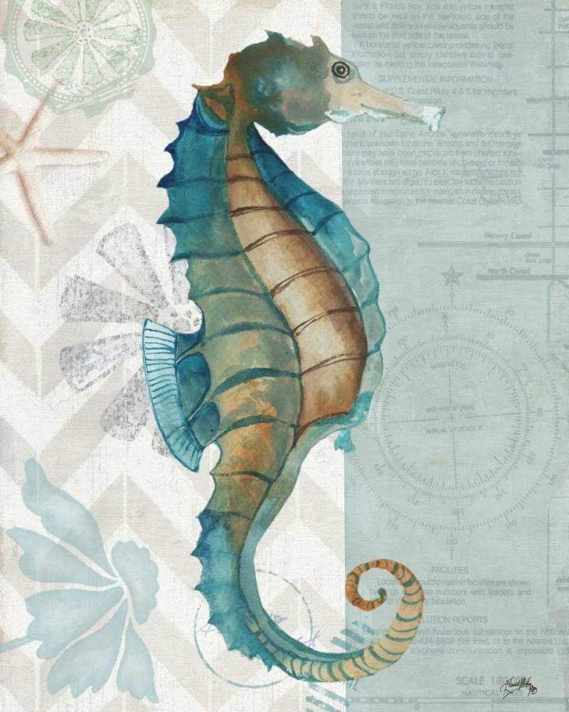 Nautical World II art print by Elizabeth Medley for $57.95 CAD
