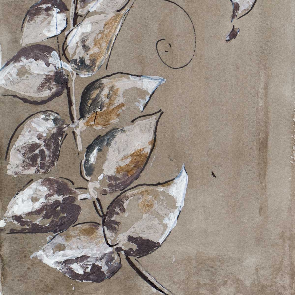 Watercolor Leaves Square I art print by Patricia Pinto for $57.95 CAD