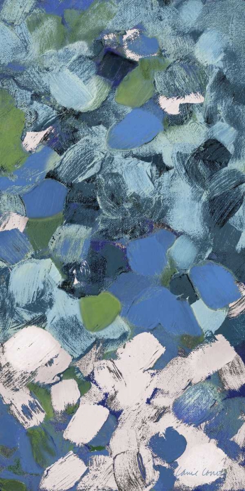 Bits Of Life Blue art print by Lanie Loreth for $57.95 CAD