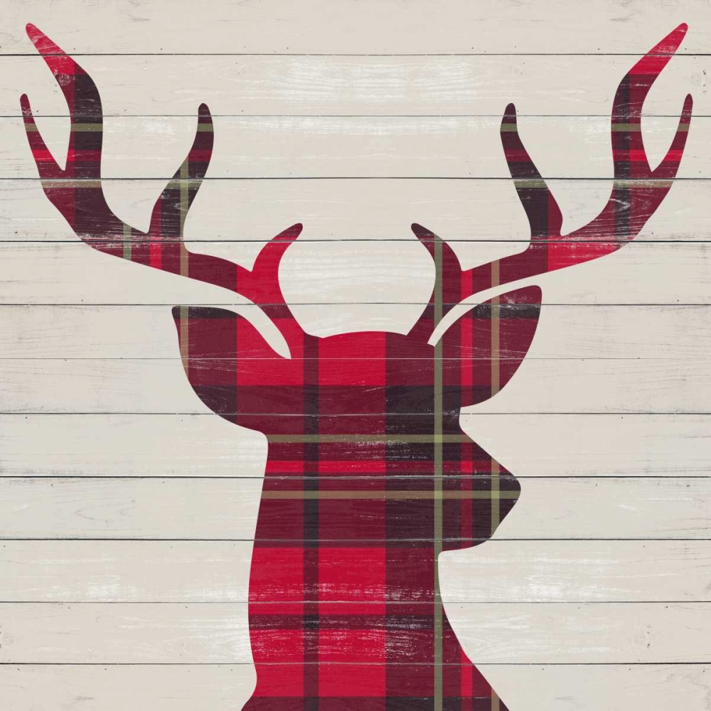 Plaid Christmas I art print by SD Graphics Studio for $57.95 CAD