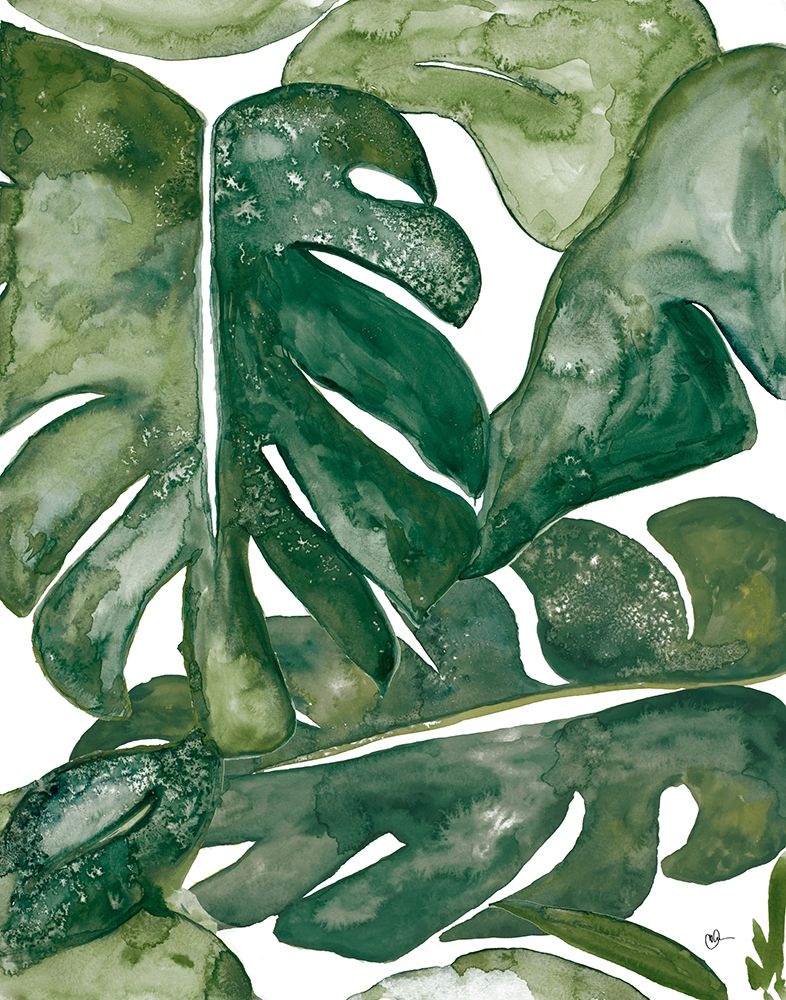 Green Plant Party I art print by Kat Papa for $57.95 CAD