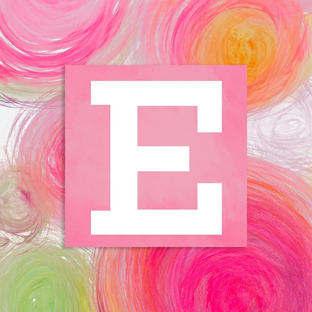 Contempo Monogram (E) art print by Nola James for $57.95 CAD