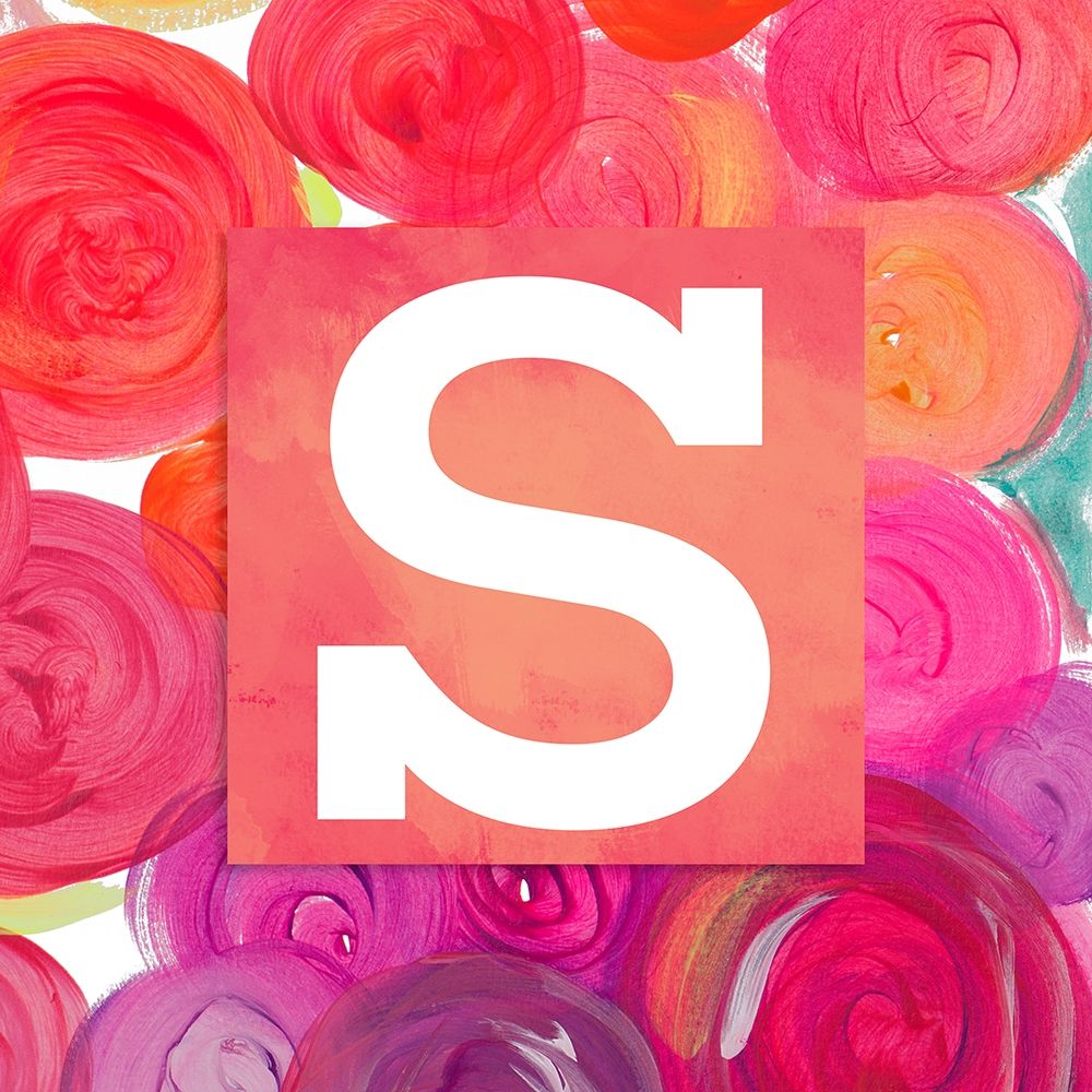 Dot Garden Monogram (S) art print by Nola James for $57.95 CAD