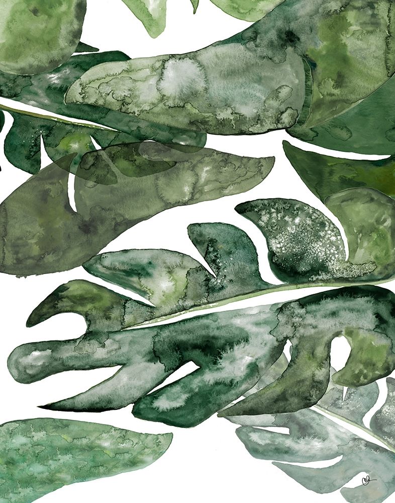 Green Plant Party II art print by Kat Papa for $57.95 CAD