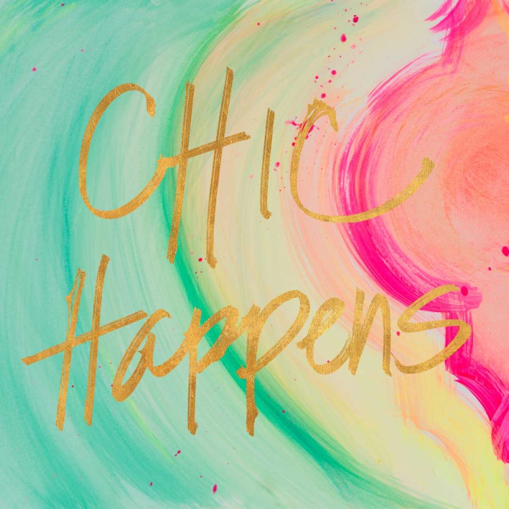 Chic Glitter I art print by Nola James for $57.95 CAD