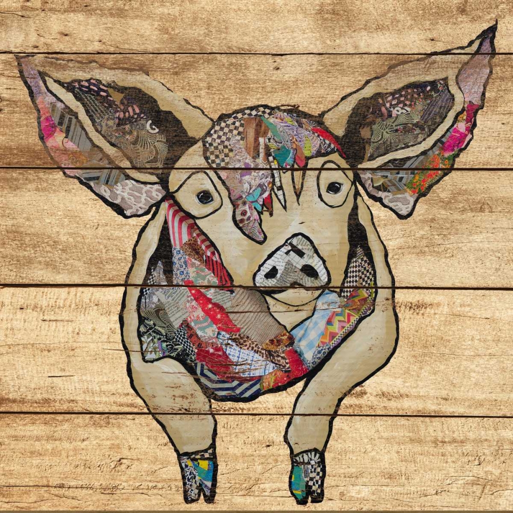Farm Collage on Wood I art print by Gina Ritter for $57.95 CAD