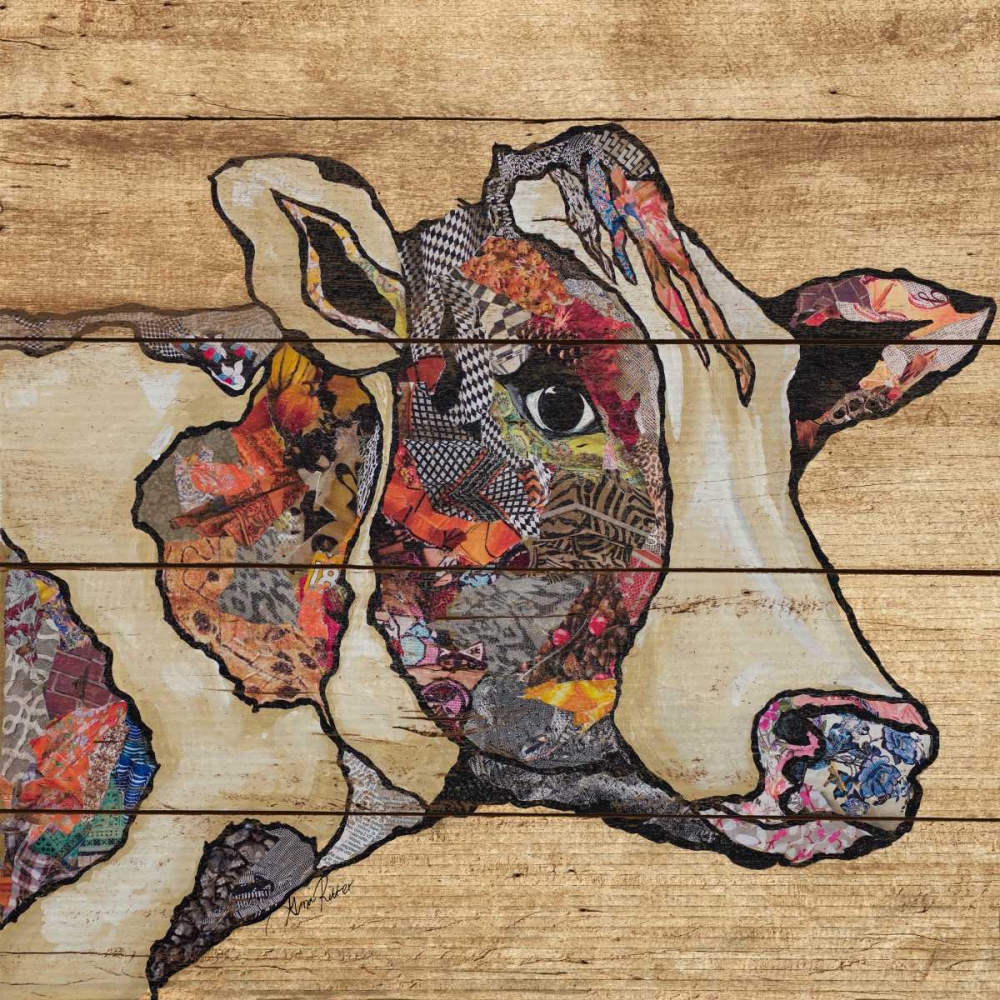Farm Collage On Wood II art print by Gina Ritter for $57.95 CAD