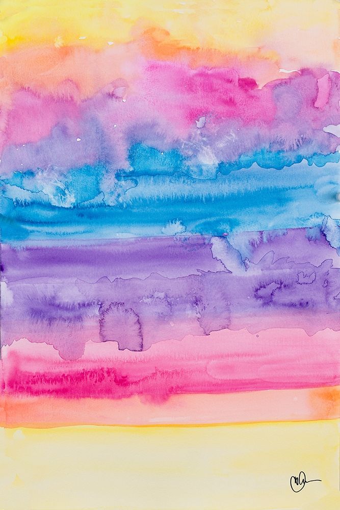Color Party I art print by Kat Papa for $57.95 CAD