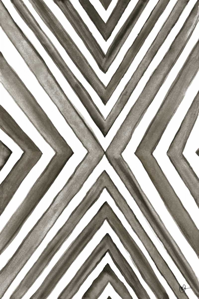 Angled Black and White art print by Kat Papa for $57.95 CAD