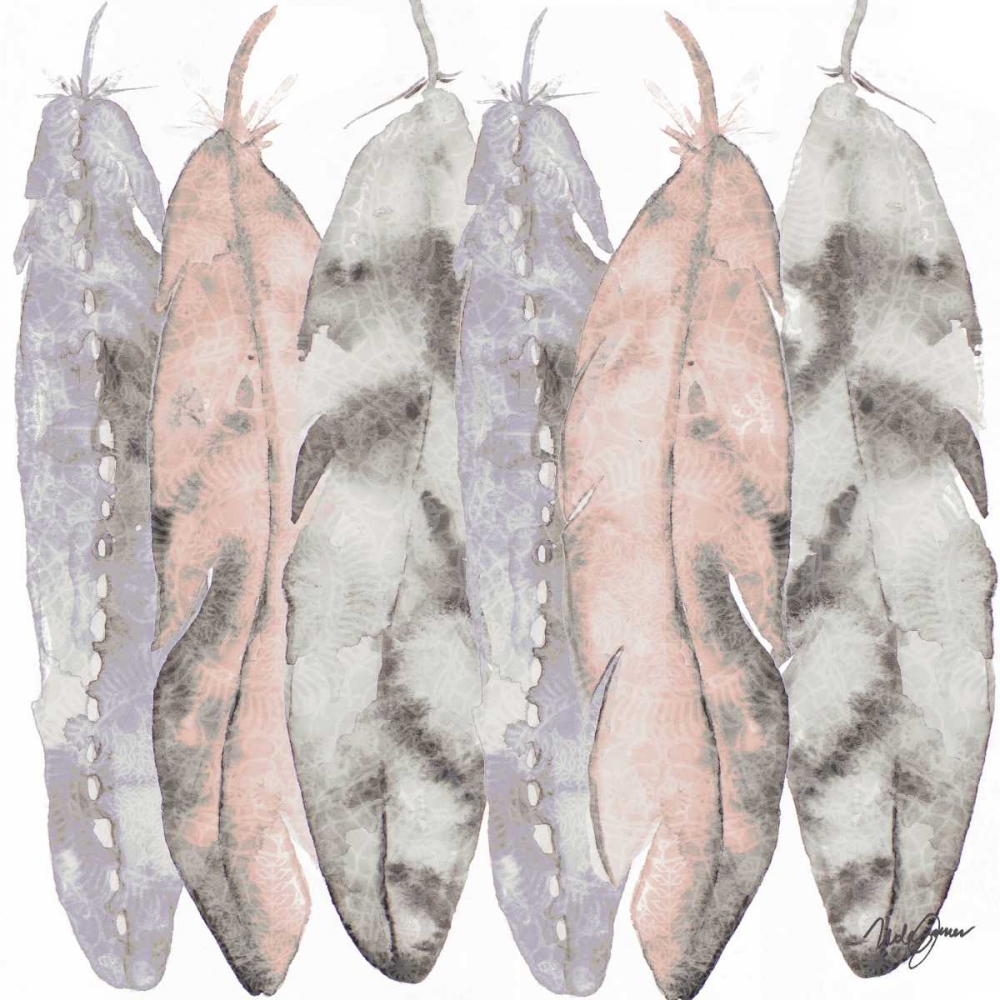 Hanging Feathers art print by Nola James for $57.95 CAD