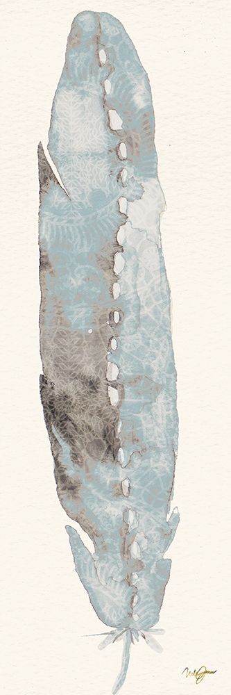 Single Feather III art print by Nola James for $57.95 CAD