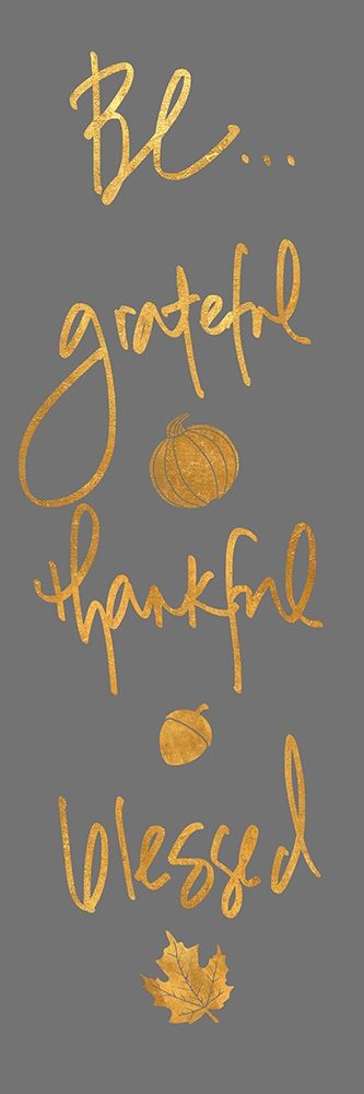 Grateful Thankful Blessed Panel art print by SD Graphics Studio for $57.95 CAD