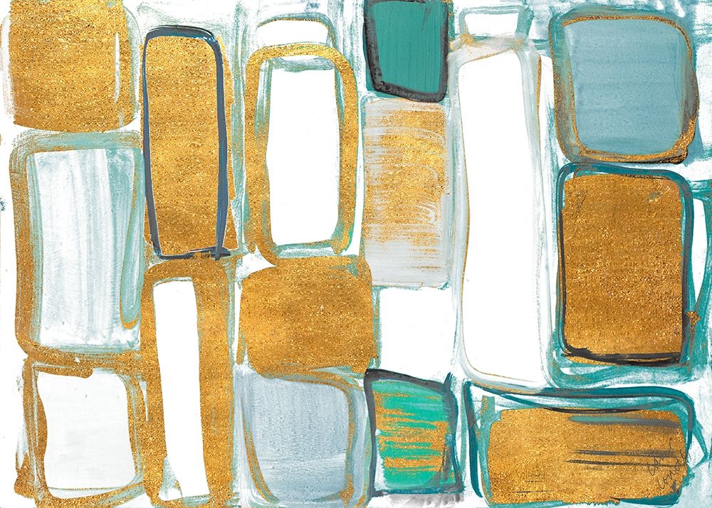 Gold Standing Imitation I art print by Lanie Loreth for $57.95 CAD