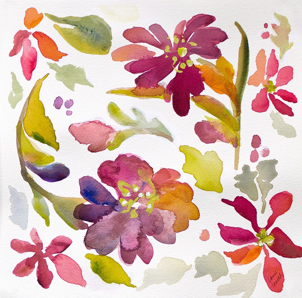 Floral Party art print by Lanie Loreth for $57.95 CAD