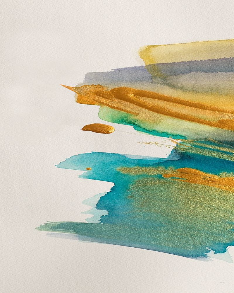 Amber Gold Vertical I art print by Lanie Loreth for $57.95 CAD