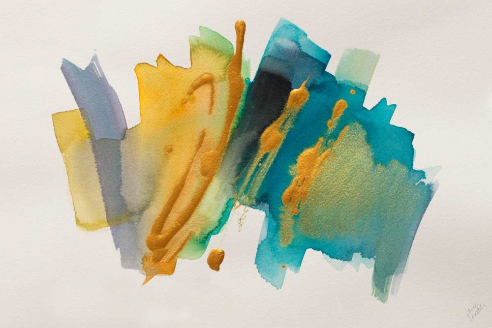 Amber Gold I art print by Lanie Loreth for $57.95 CAD