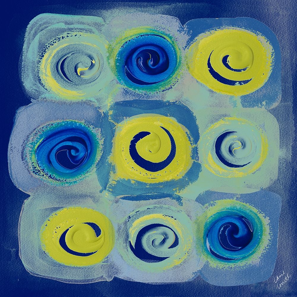Indigo Modern Joy II art print by Lanie Loreth for $57.95 CAD