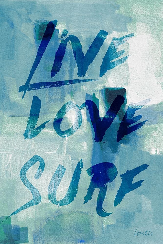 Blue Waves II art print by Lanie Loreth for $57.95 CAD
